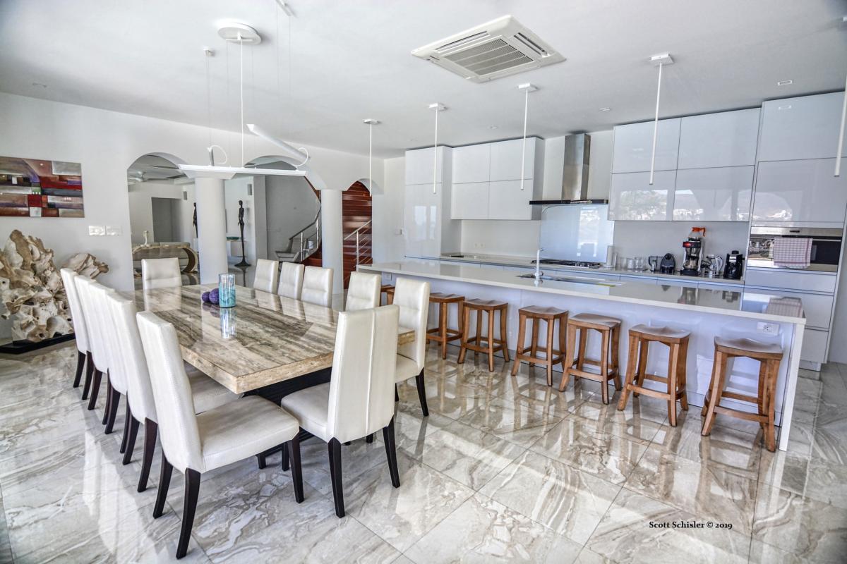 A louer villa 6 chambres Guana Bay Saint Martin_ Table à manger - 19
